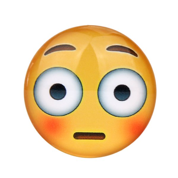 Смайлик с удивленными глазами