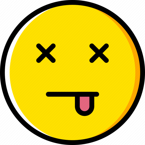 Мертвый смайлик значок