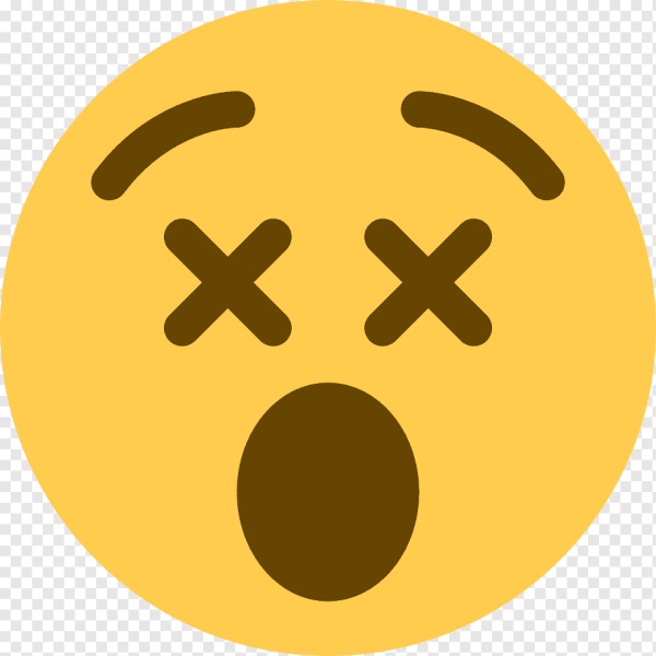 Смайлик с глазами крестиками