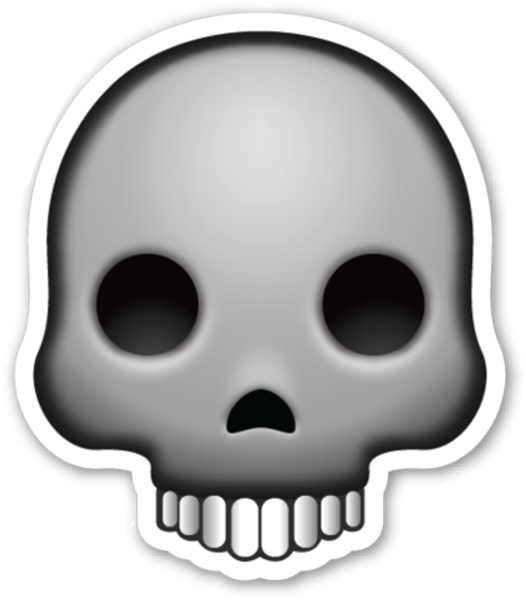 Эмодзи череп