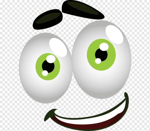 Глаза мультяшные Веселые