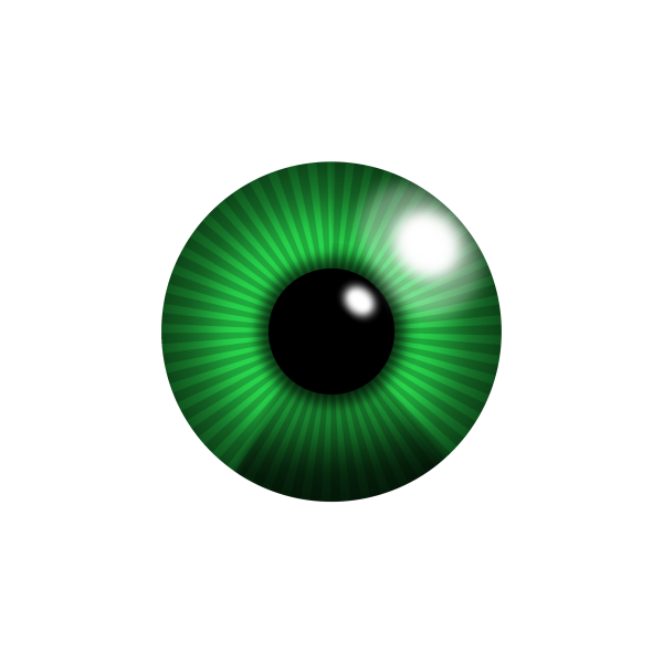 Зеленый круг мультяшный