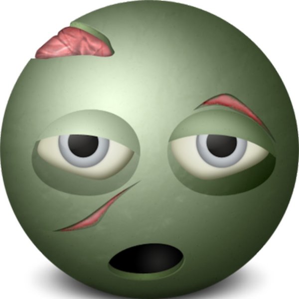 Смайлы зеленого цвета