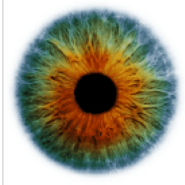 Зеленый зрачок глаза