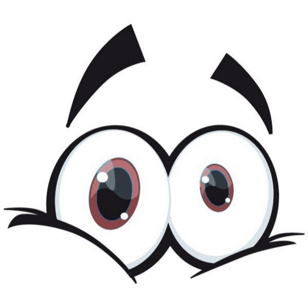 Удивленные глаза мультяшные