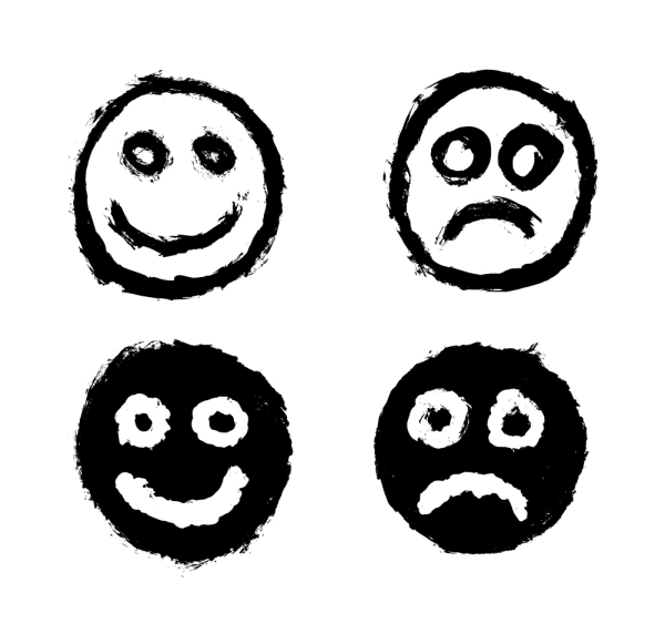 Грустный смайлик