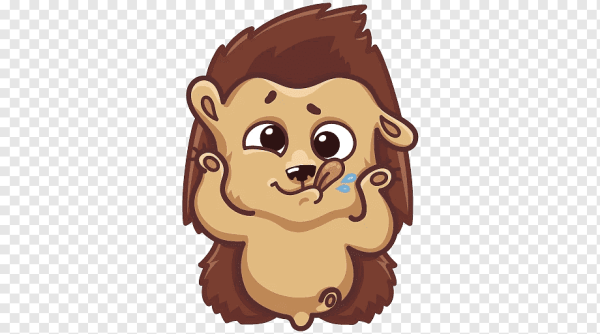 Стикеры ВК Ежик Шуня