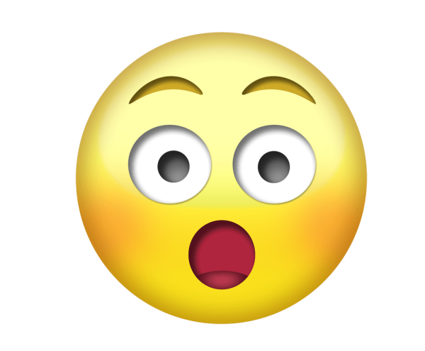 Смайлики эмоции удивление