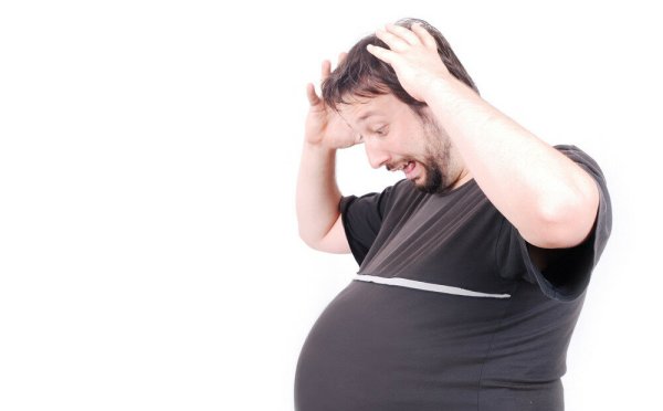 Смайлик беременный мужчина