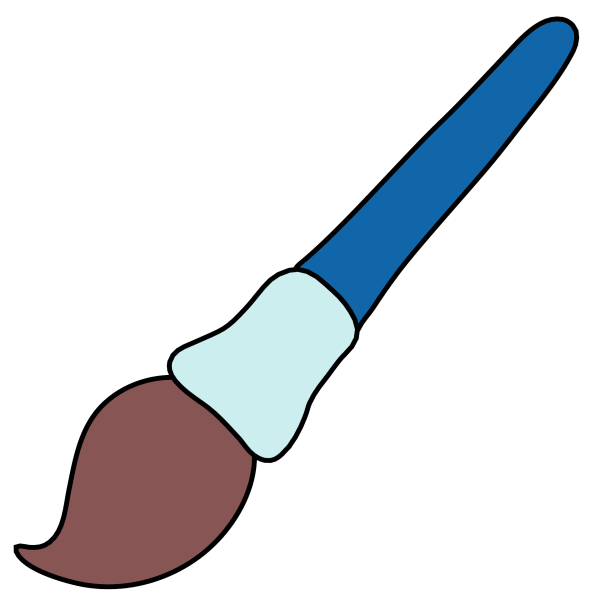 Кисточка мультяшная