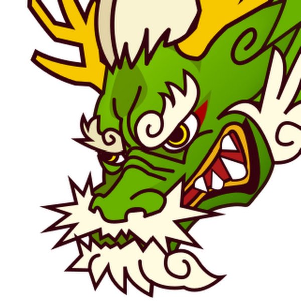 Эмодзи голова дракона