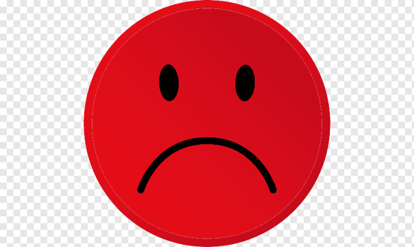 Грустный смайлик