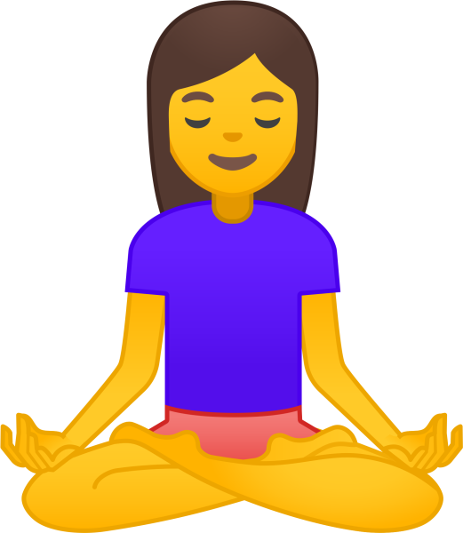 Поза лотоса Emoji