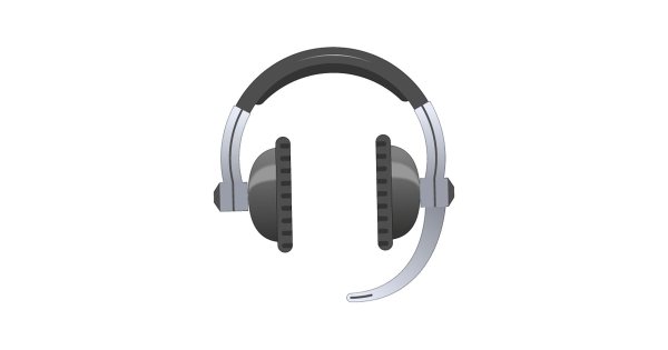 Стикер слушает музыку