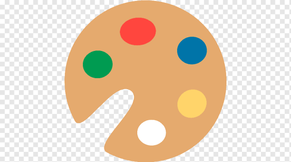 Смайлик краской