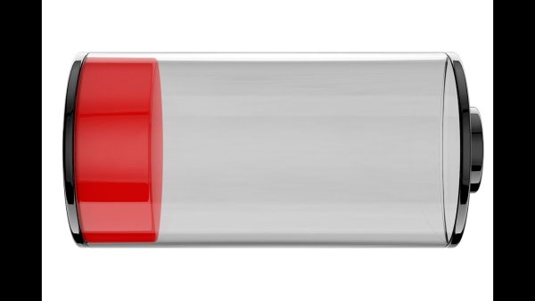 Низкий уровень заряда батареи