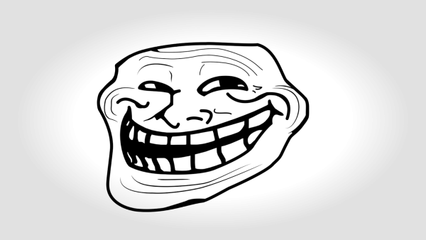 Троллфейс грустный тёмный