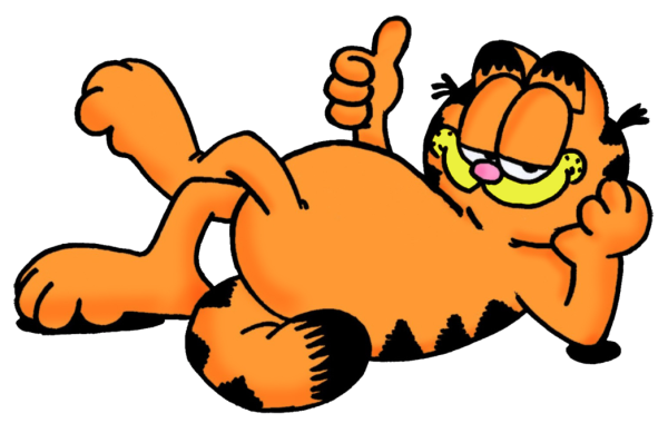 Герои мультика Гарфилд