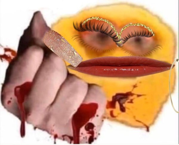 Смайлик сжимает руку