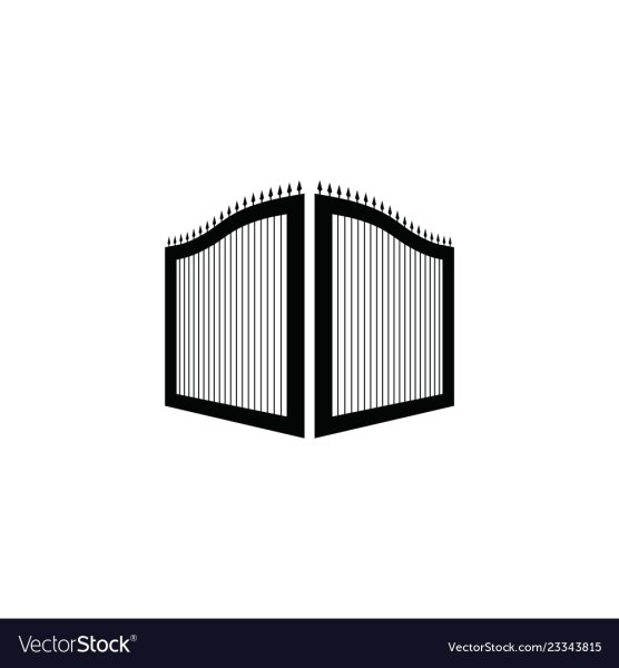 Распашные ворота иконка