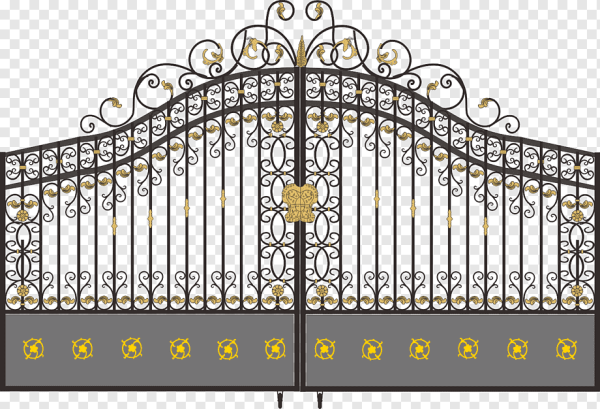 Ковка ворота вектор