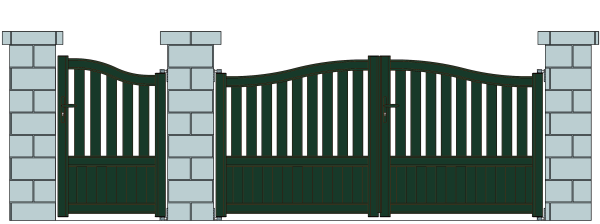 Ворота вектор