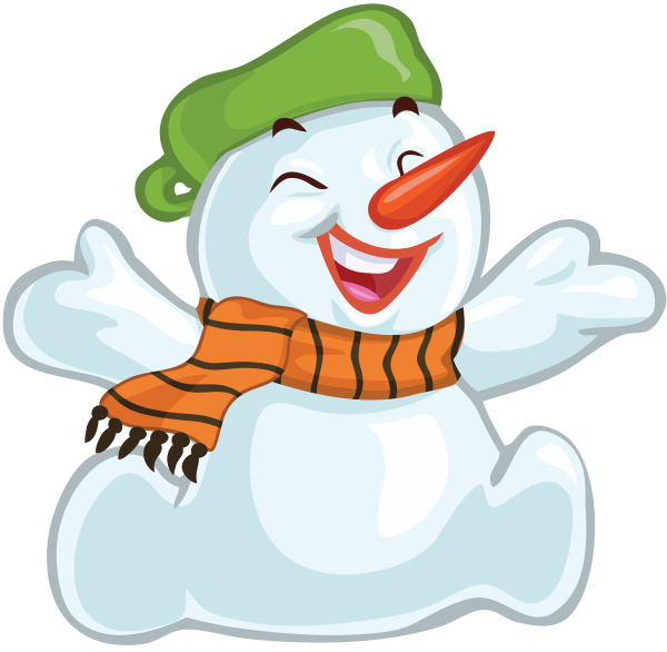 Смайлики Снеговики новогодние