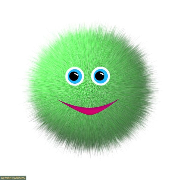 Пушистик с глазами