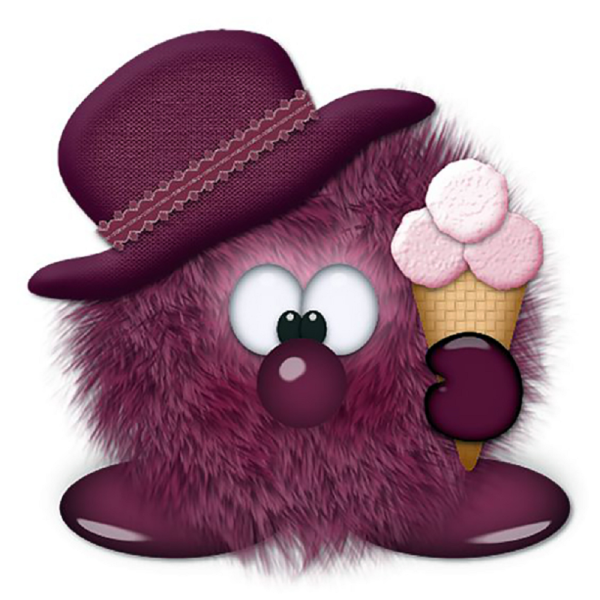 Пушистики на прозрачном фоне