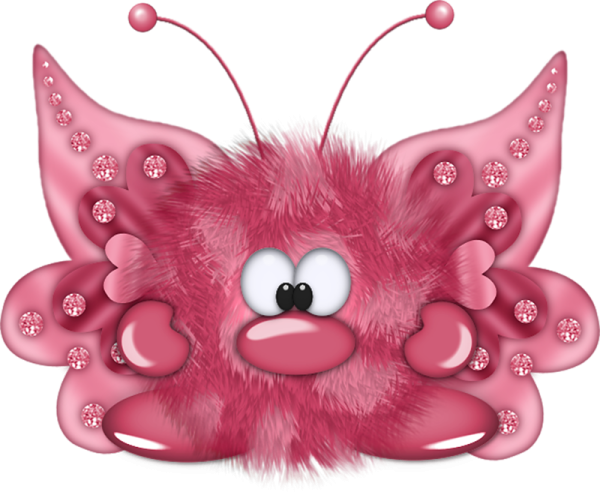 Пушистый шарик с глазами