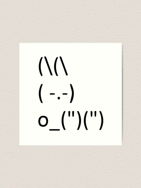 Заяц из скобок