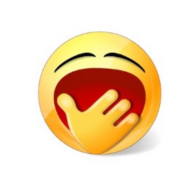 Эмодзи зевает