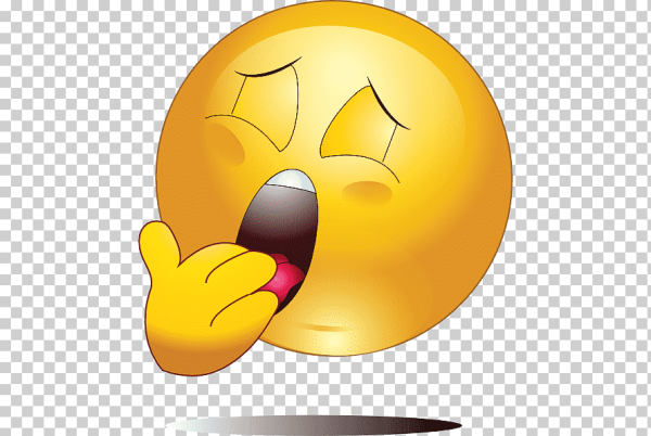 Смайл зевает