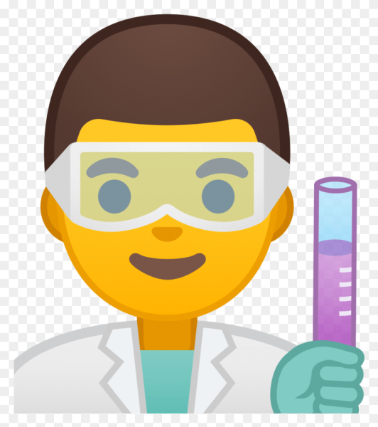 Эмодзи мужчина ученый