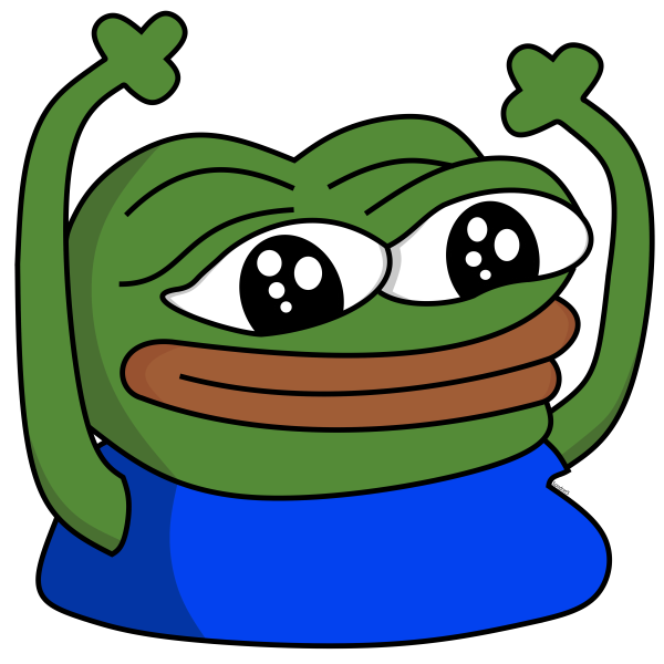 Пепе Лягушонок руки вверх