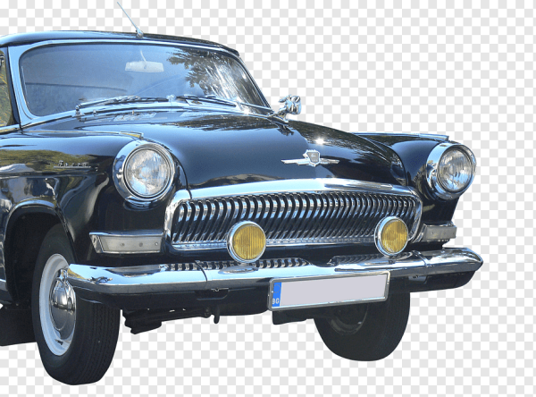 Волга ГАЗ 24 черная сбоку