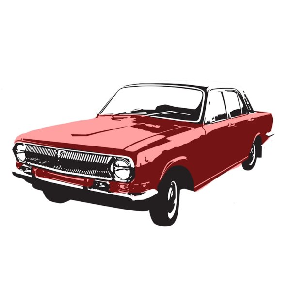 Волга 2410 вектор