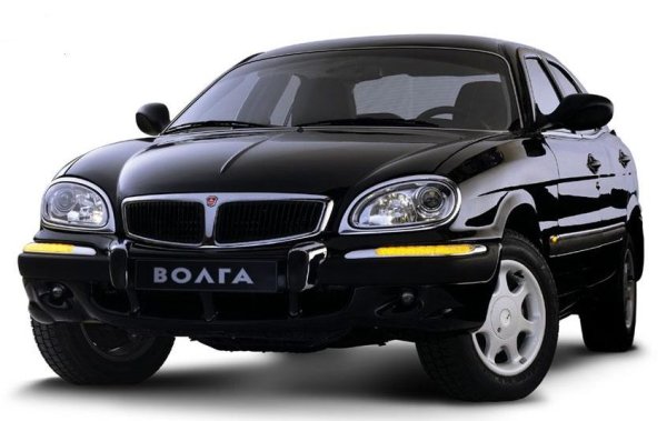 ГАЗ 31029 на белом фоне