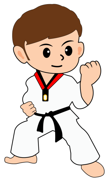 Каратист мультяшный