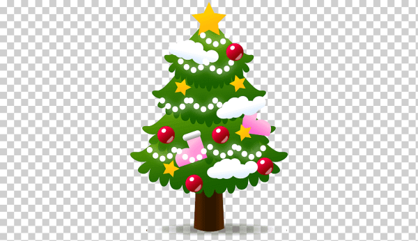 Смайлик елка Новогодняя