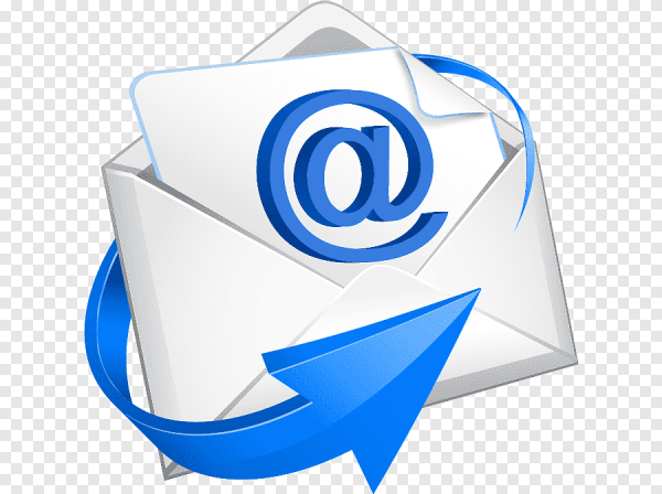 Электронная почта на прозрачном фоне