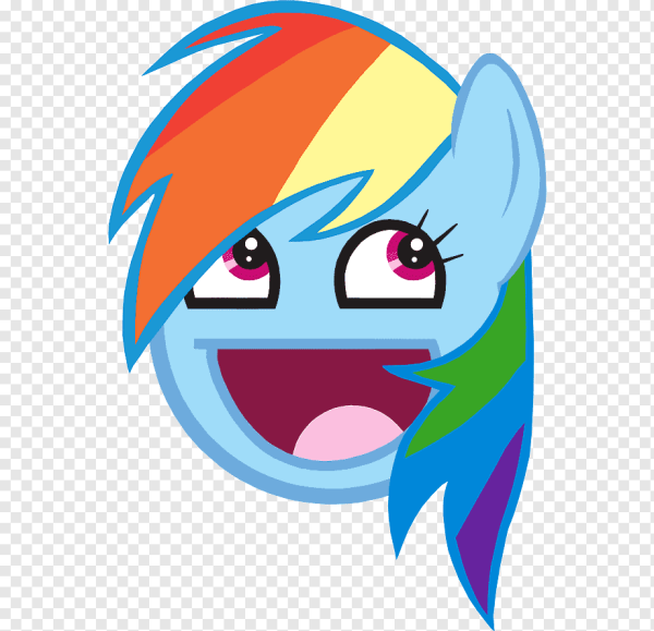 Рейнбоу Дэш лицо