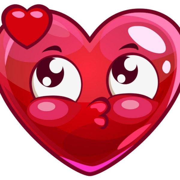 Сердечко с глазками