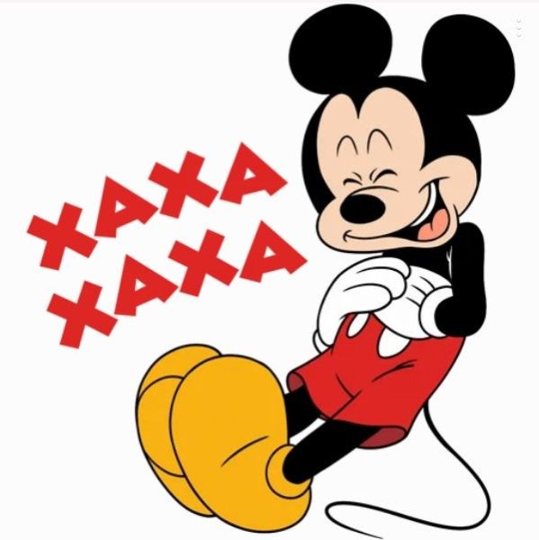 Стикеры с Микки Маусом