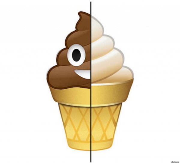 Эмодзи мороженое