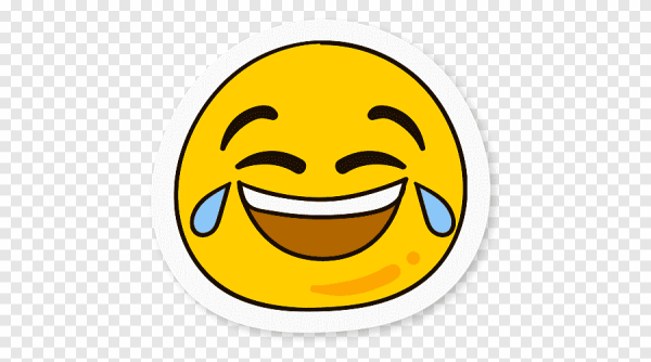 Стикеры смеющиеся смайлики