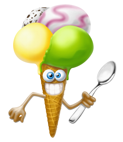 Стикер для ватсап мороженое