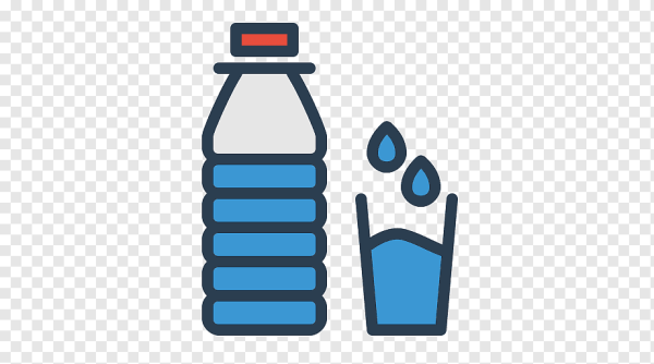 Пластиковая бутылка без фона