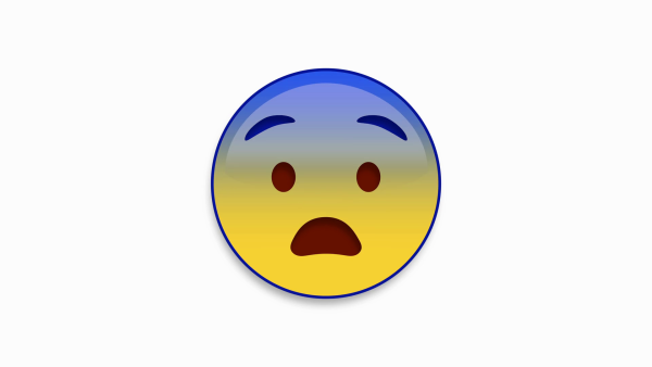 Эмодзи испуг