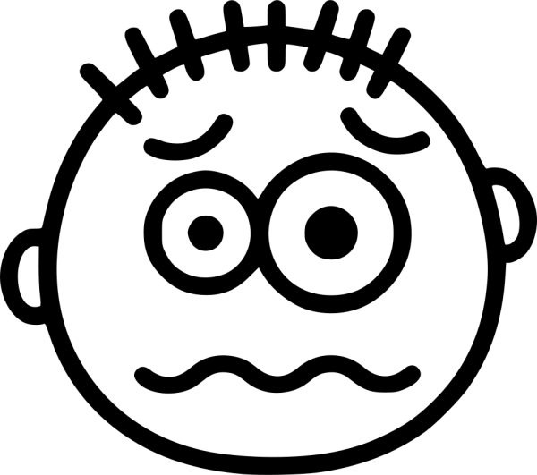 Испуганная пиктограмма